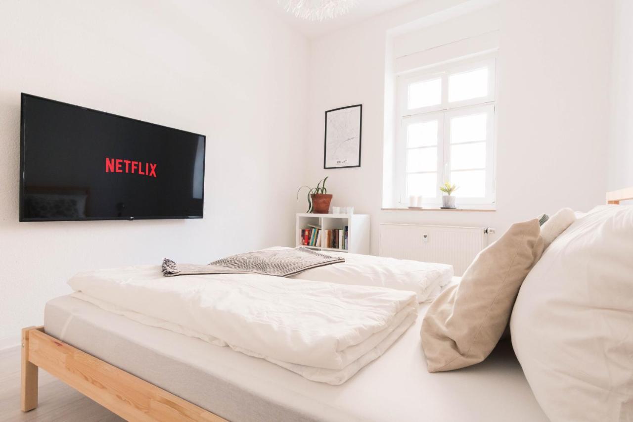 Gemutliche 45M² Wohnung Mit Netflix & Disney+ Ерфурт Екстериор снимка